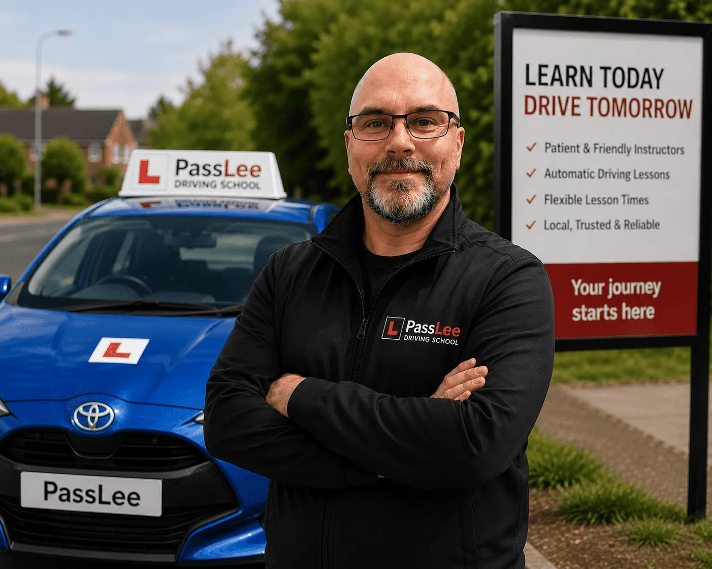Lee, DVSA-approved automatic driving instructor at PassLee Driving School